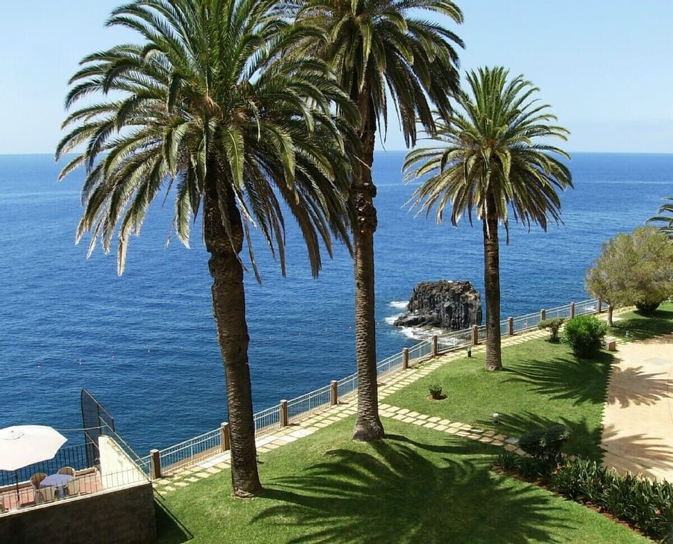 View from main balcony, landscaped gardens below