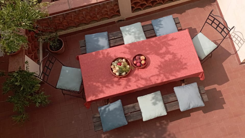 Terrace perfect for al fresco dining.