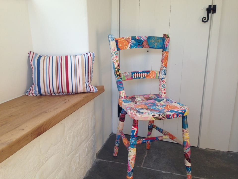 Quirky chair made by my daughter