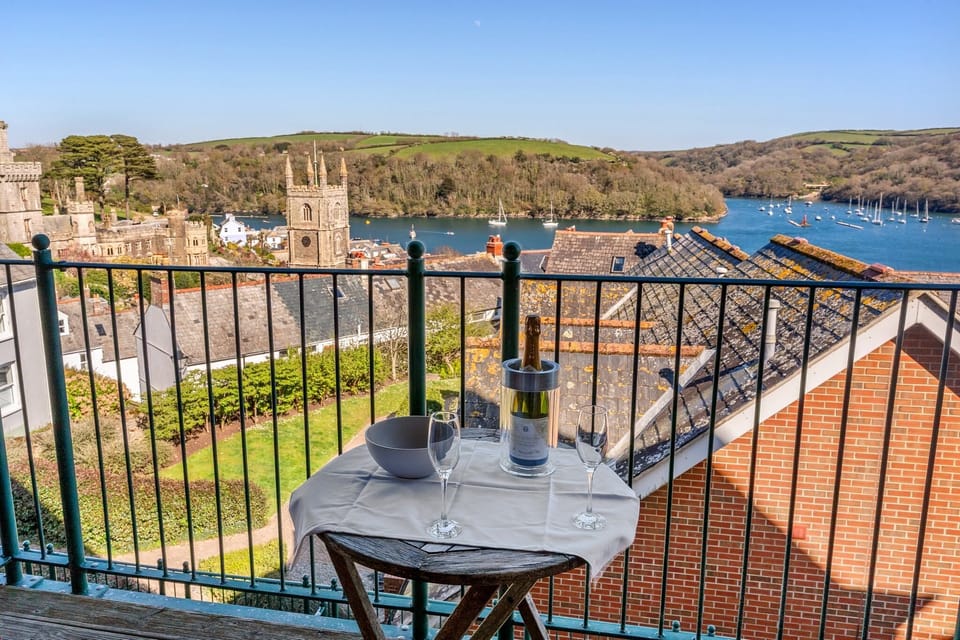 Balcony off the main bedroom
