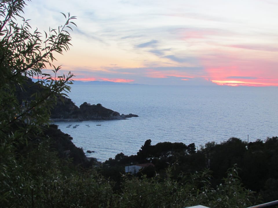 Sunset across Corsica