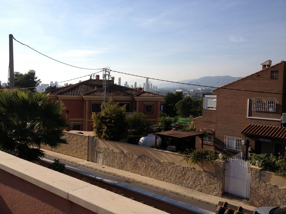 View from Terrace upstairs