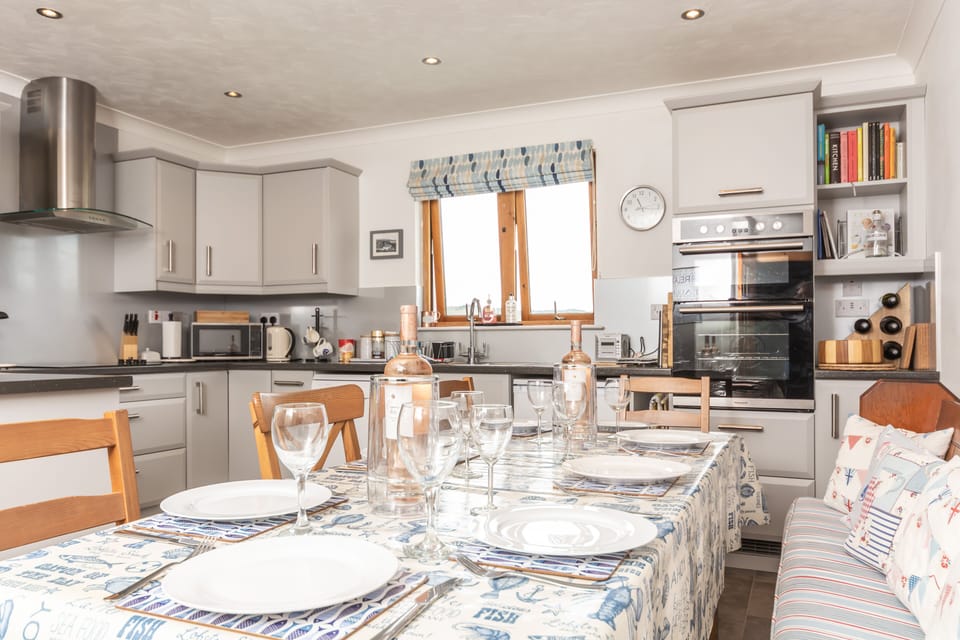 Large family kitchen where everyone always gather to eat, ......