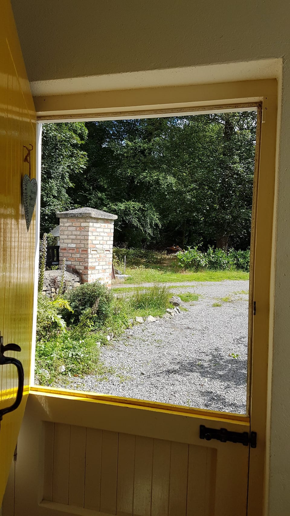View from the entrance door