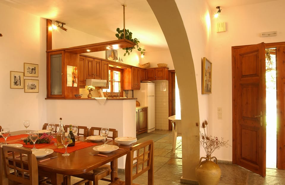 Dinning area and kitchen