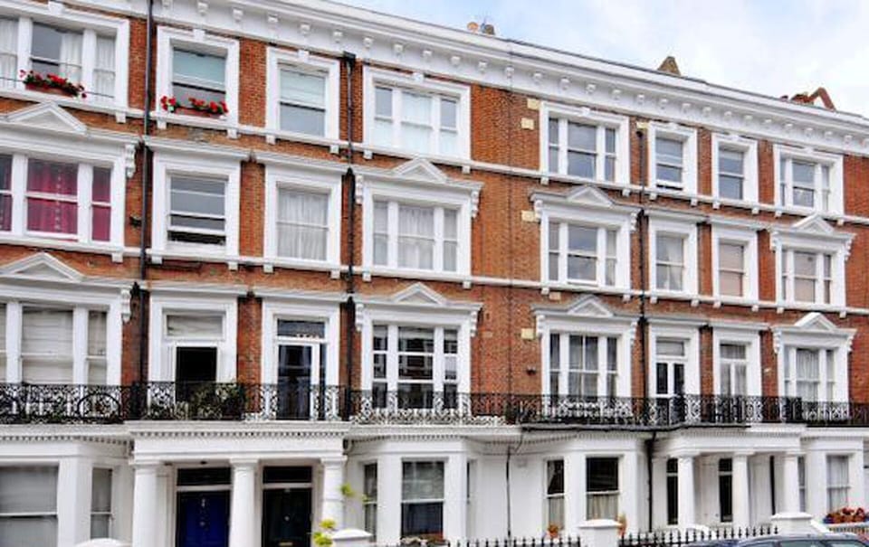 Street view, Maclise Road is a quiet residential street in this upmarket area