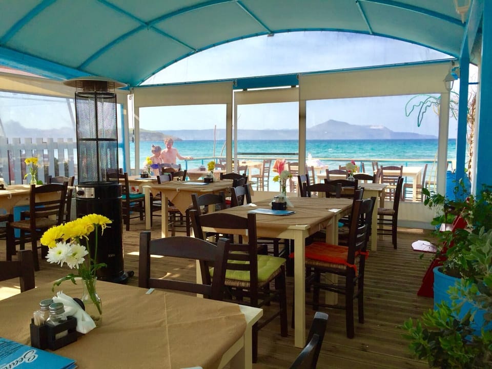 one of many local restaurants in Almyrida