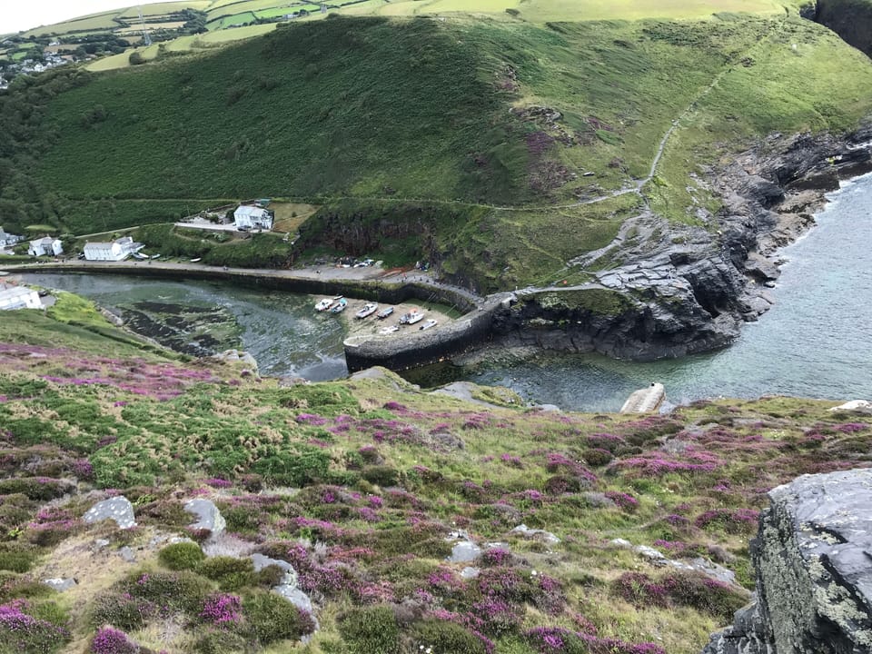 Boscastle Harbour and beach