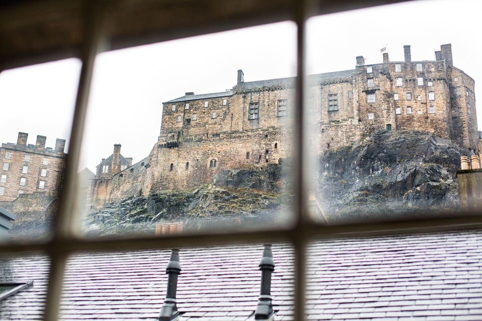 Stunning views of Edinburgh Castle! :-) 