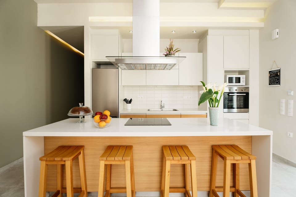 A fully equipped kitchen for culinary wonders.