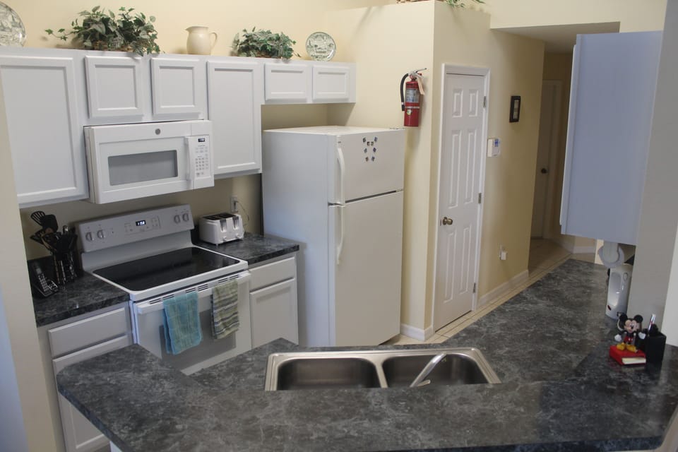 Main Kitchen from breakfast bar.