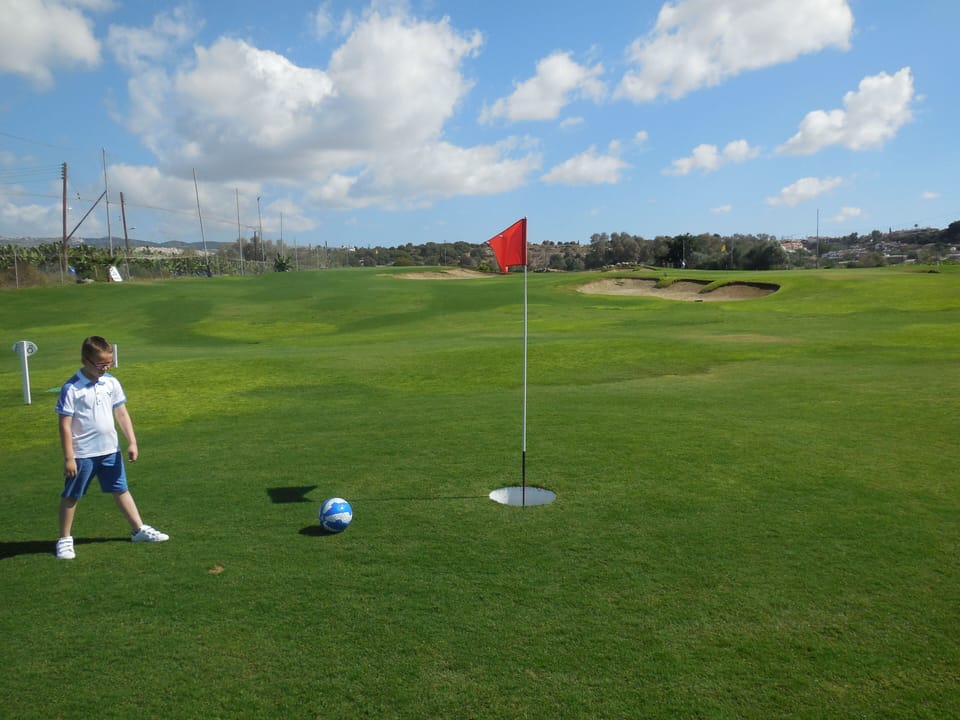 Foot golf at nearby Marios golf