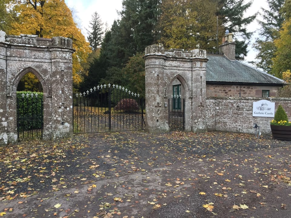 Our next door neighbour Guthrie Castle
