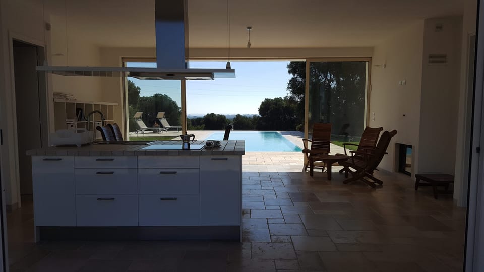 kitchen with a view