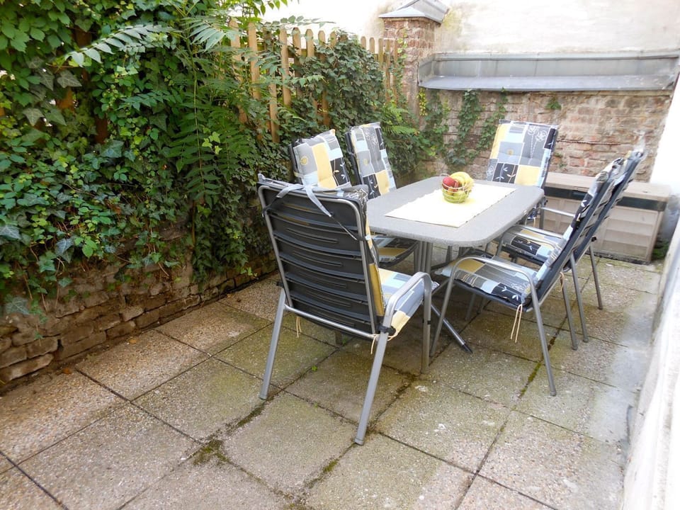 GARDEN where you can enjoy breakfast outside and a glass of wine to end the day!