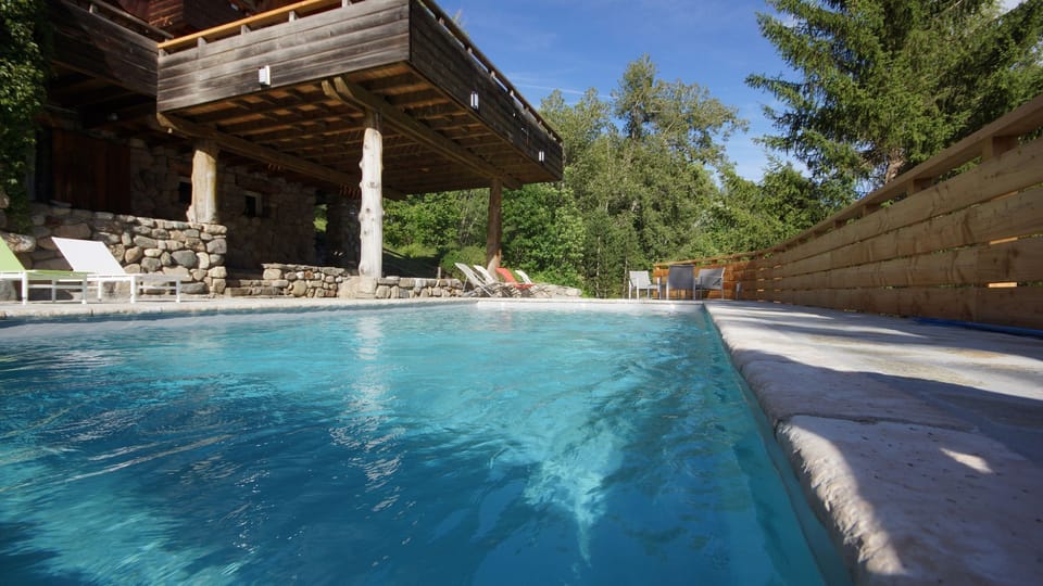 Pool looking like the neighbouring Guisane River