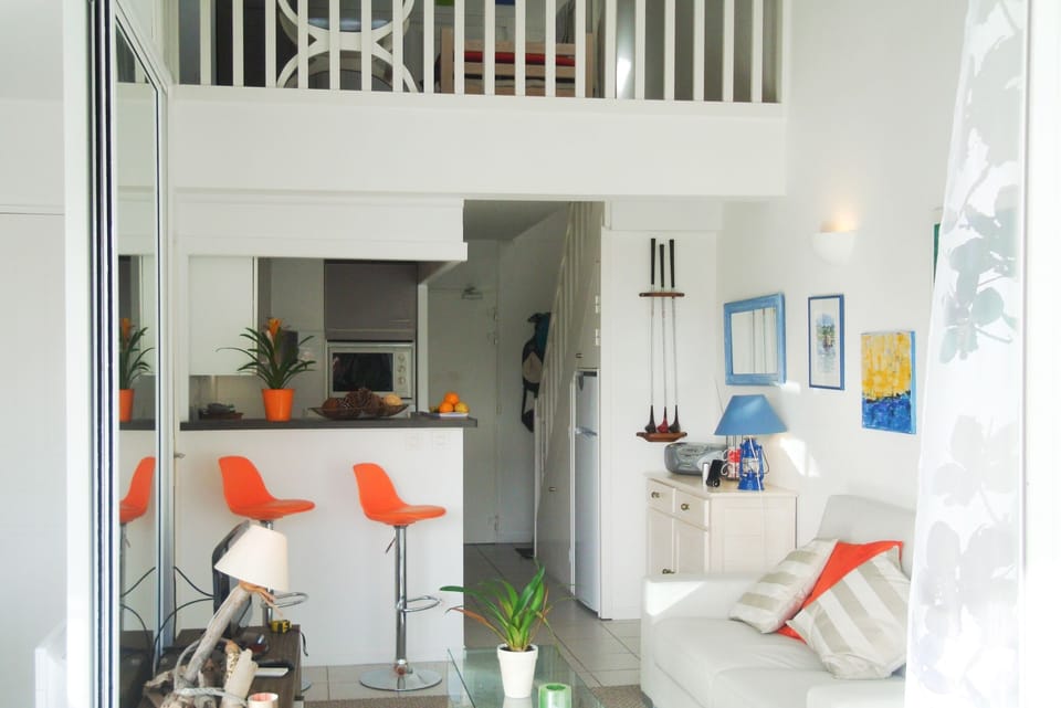 Living room and mezzanine