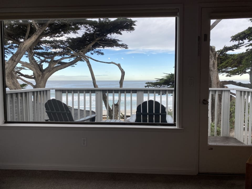 View while lying in the Master Bed