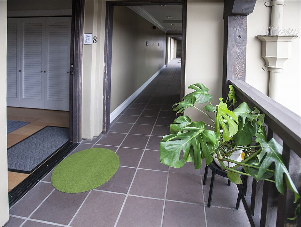 Your private entrance way
