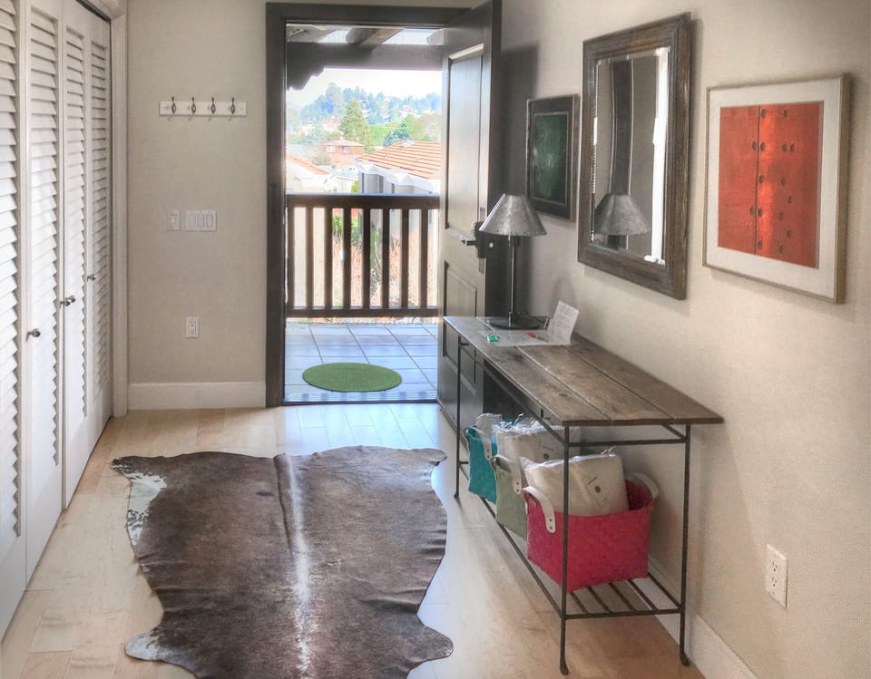Entrance way to the loft
