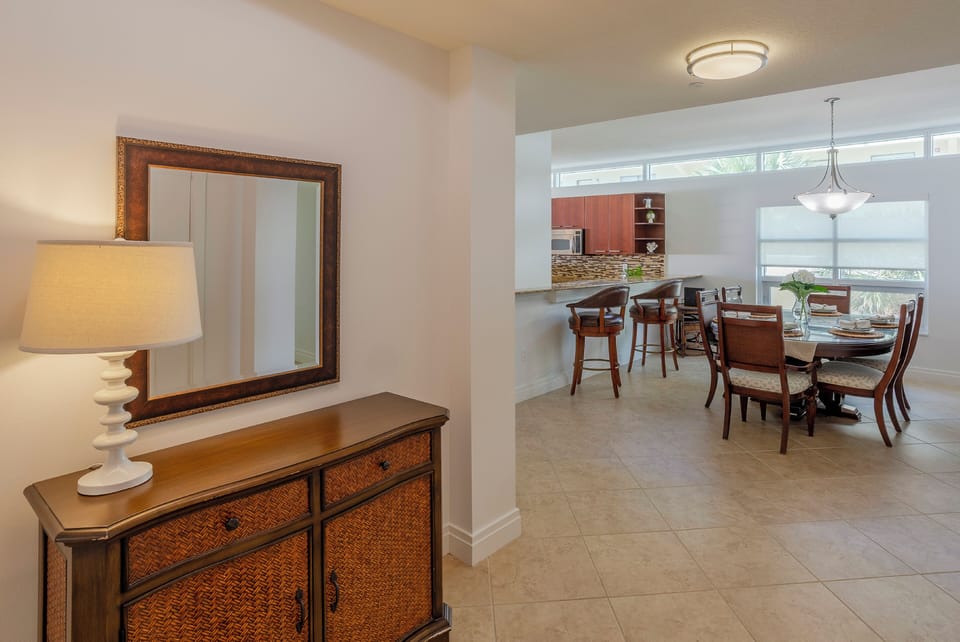 Welcoming foyer 