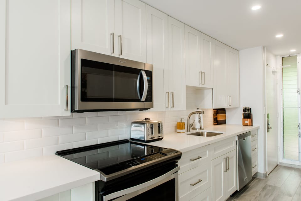 Modern kitchen and appliances