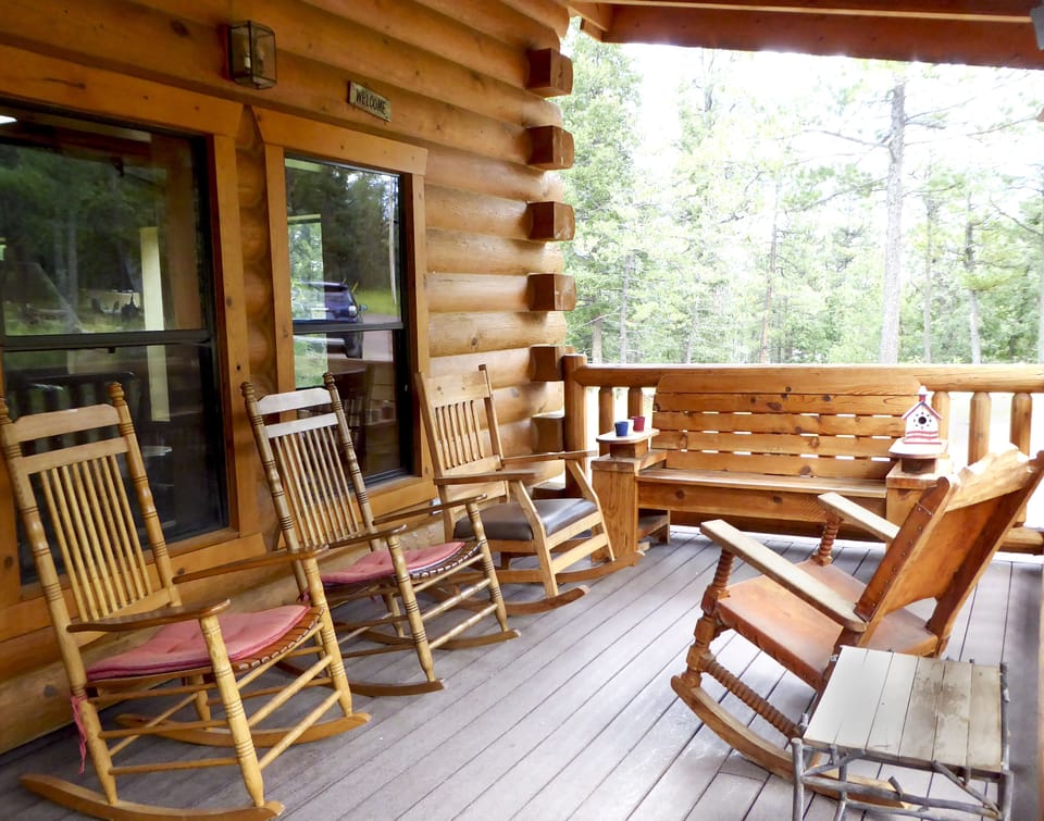 Southeast front porch