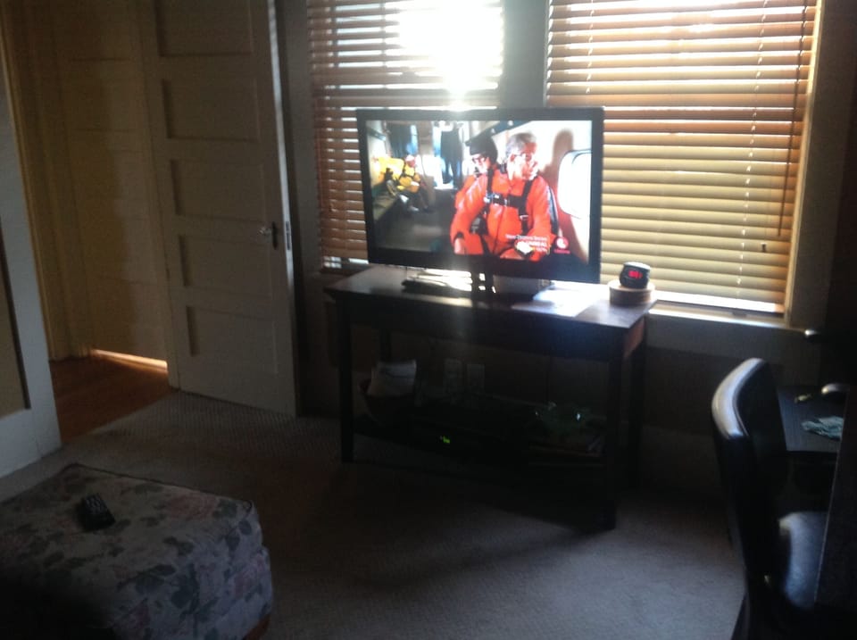 Den with flat screen TV