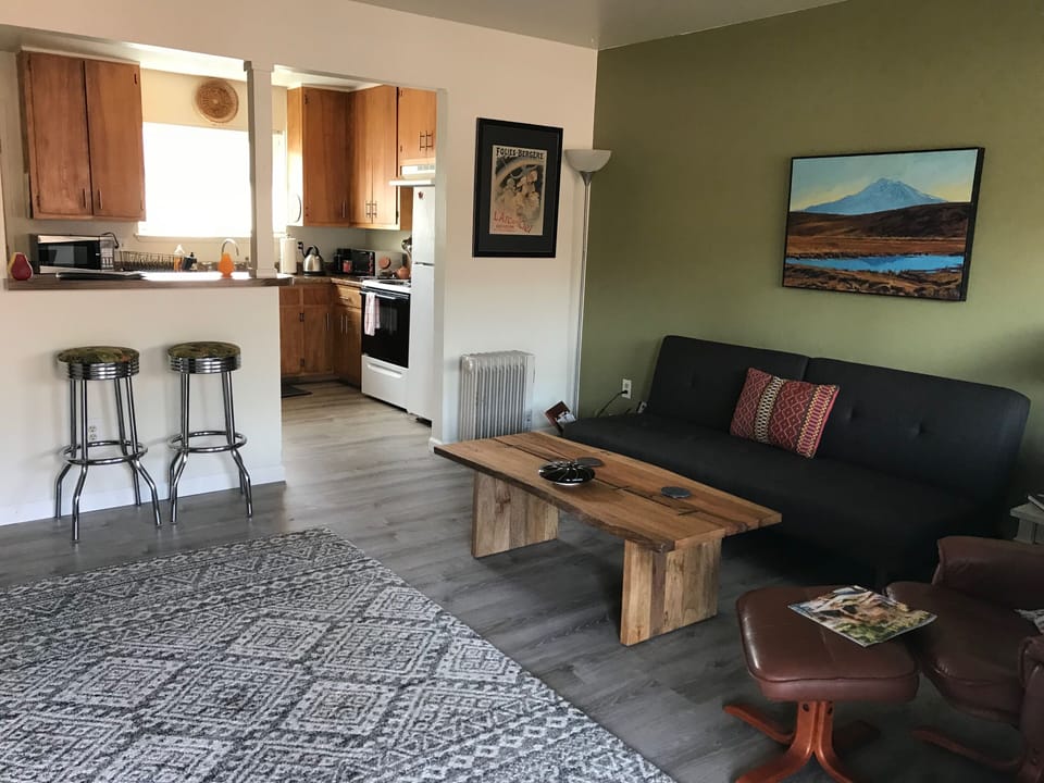 Living Room into kitchen