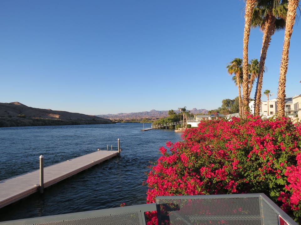 The complex also has a 220' dock right on the river.