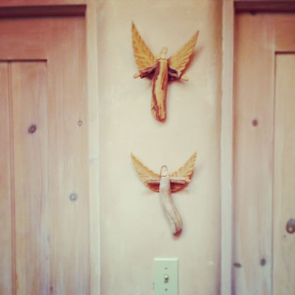 Traditional accents throughout.