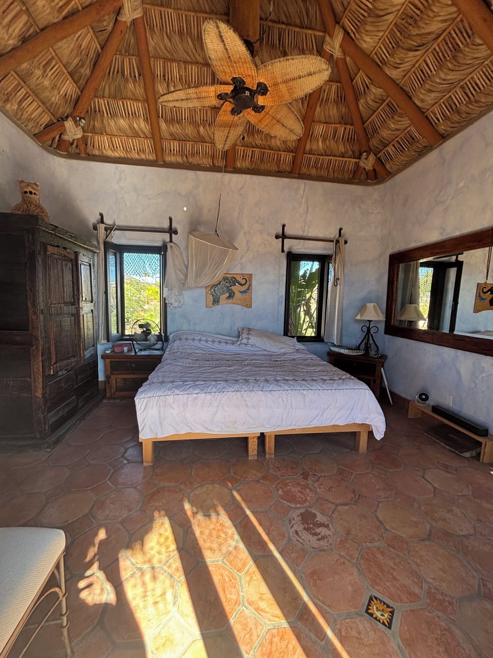 Big comfortable beds with great ventilation and ac available.