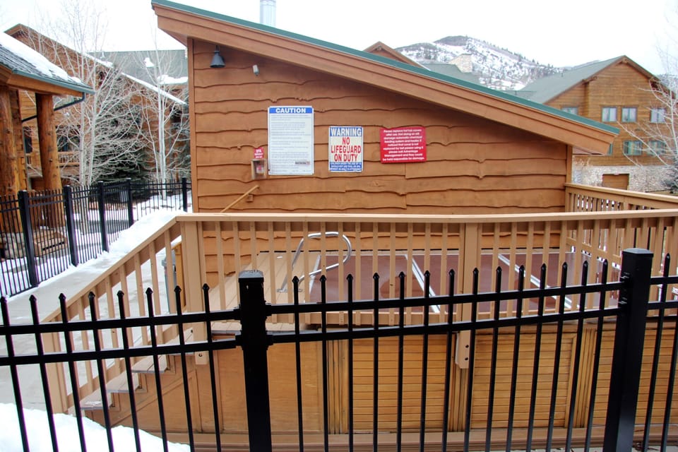 One of the hot tubs