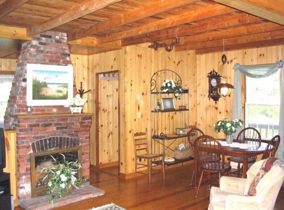 Dining area leading to kitchen and 1st floor bath.