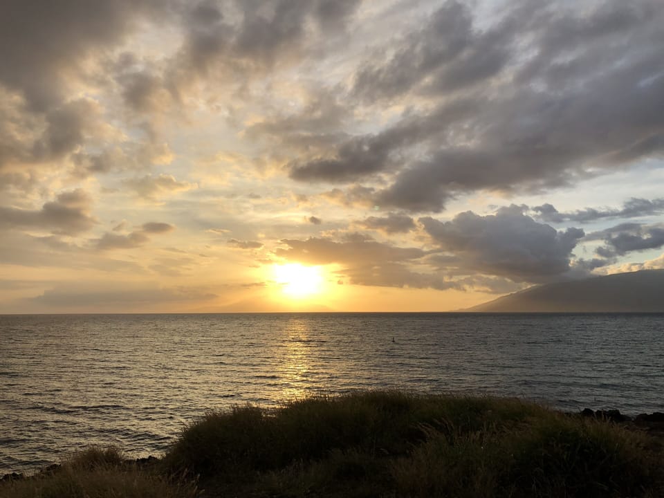 Sunset near Kamaole III Beach