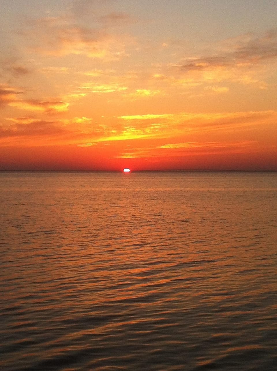 The end of a perfect day