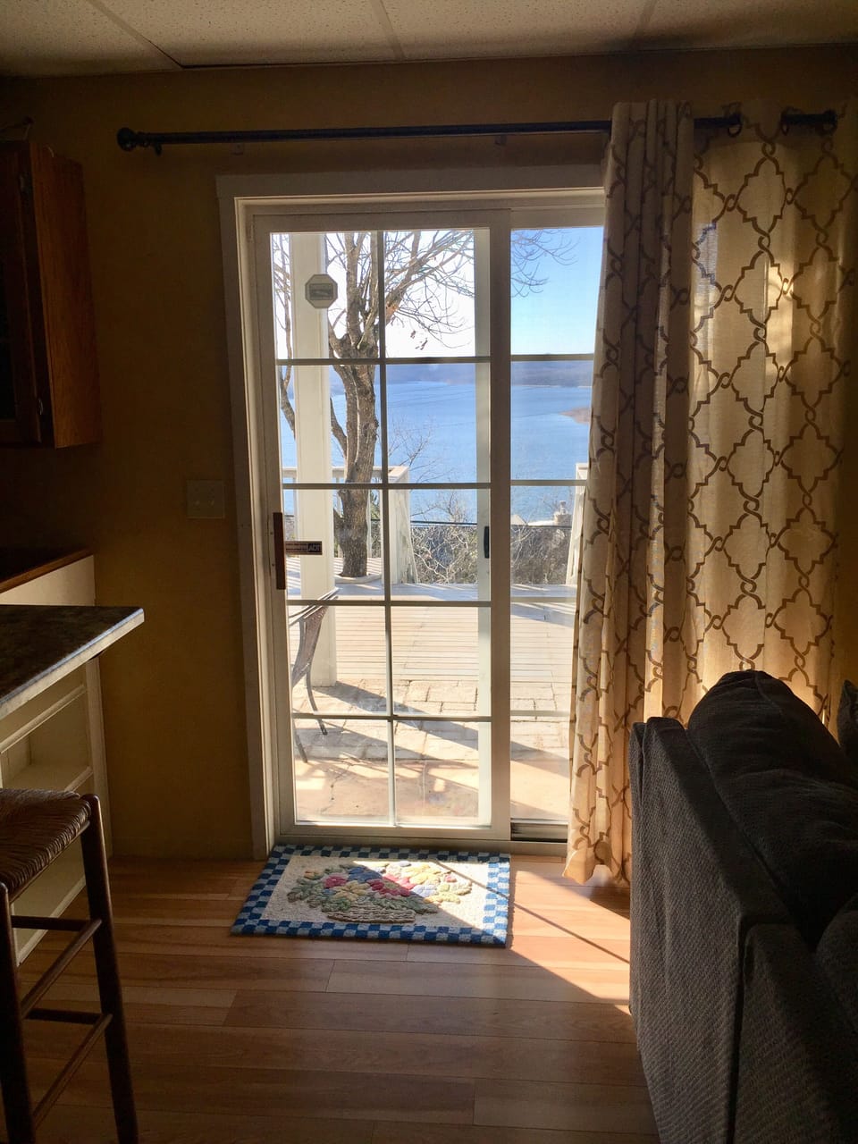 View from lower level