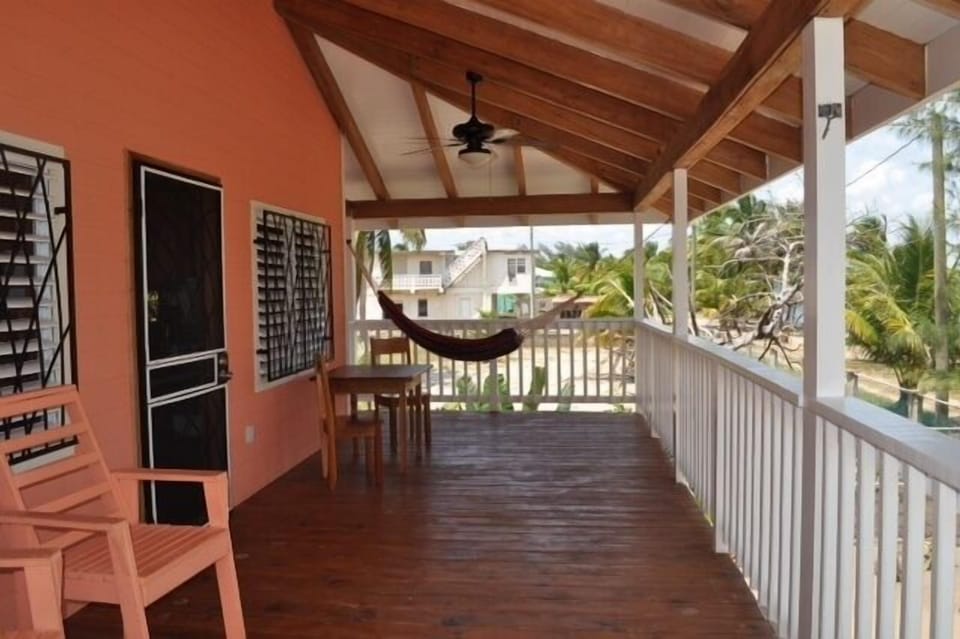 Picture yourself lulled by sea breezes in one of our two hammocks.