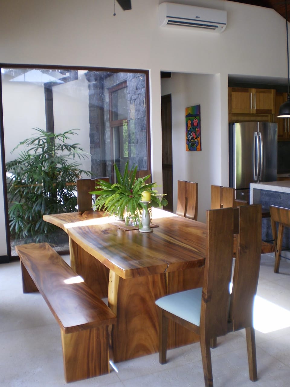 Dining Room with view to outdoor garden