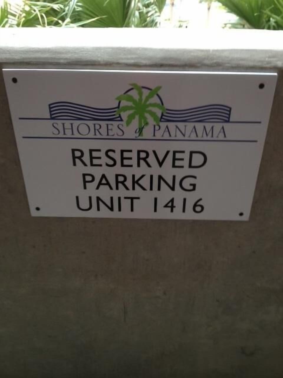 Reserved parking spot on 3rd floor for this unit #1416.