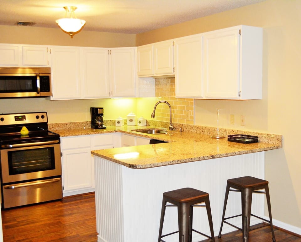 Kitchen with New Appliances and Countertop