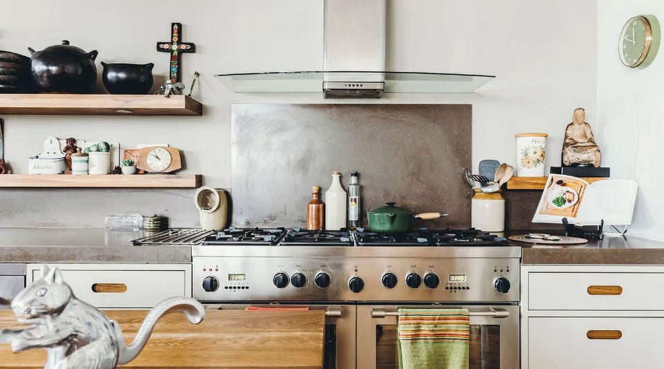 New double oven range cooker
