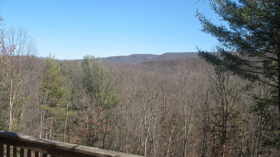 View in winter.
