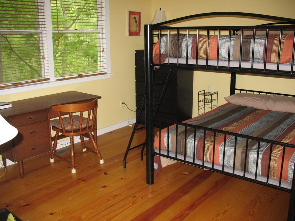 Second Bedroom with double bunk bed.