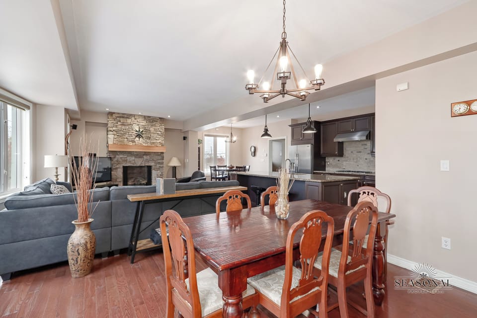Invite friends/family over for a feast in the dining room
