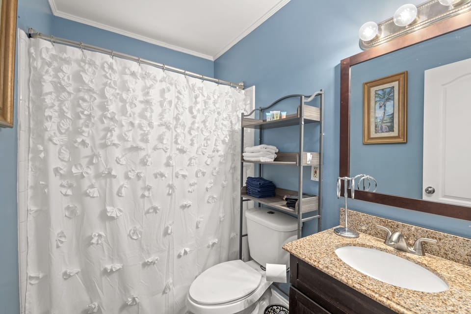 Bathroom 1 same as bathroom 2.