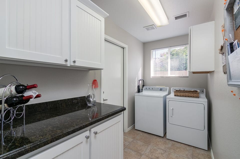 Washer and dryer included