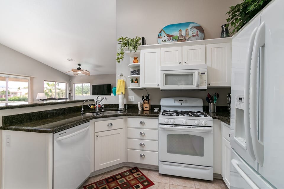 Cathedral ceilings in kitchen