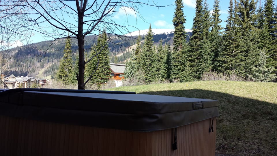 Hot Tub with mountain views