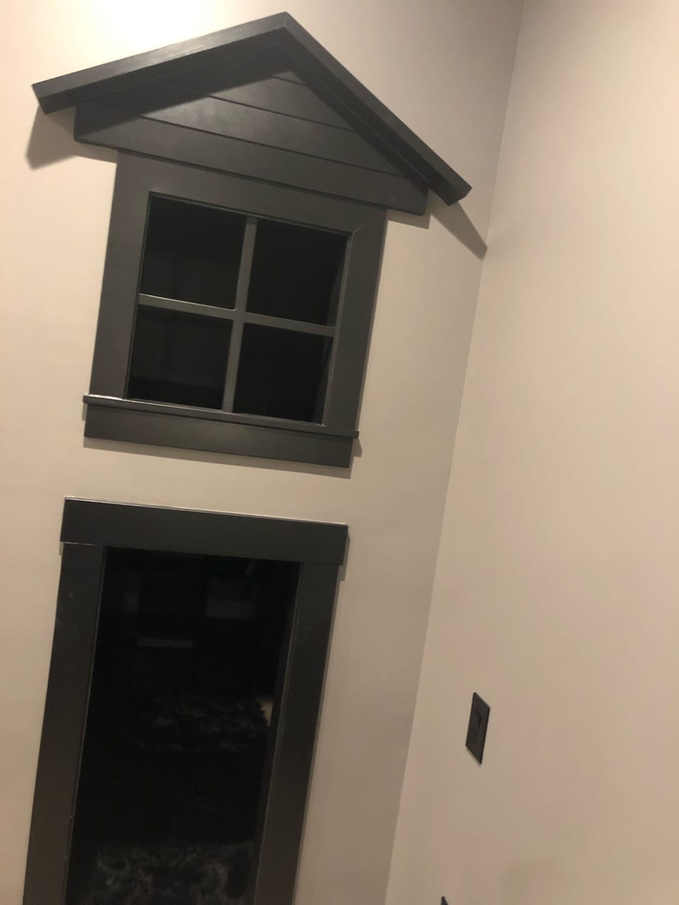 Playroom under the stairs.